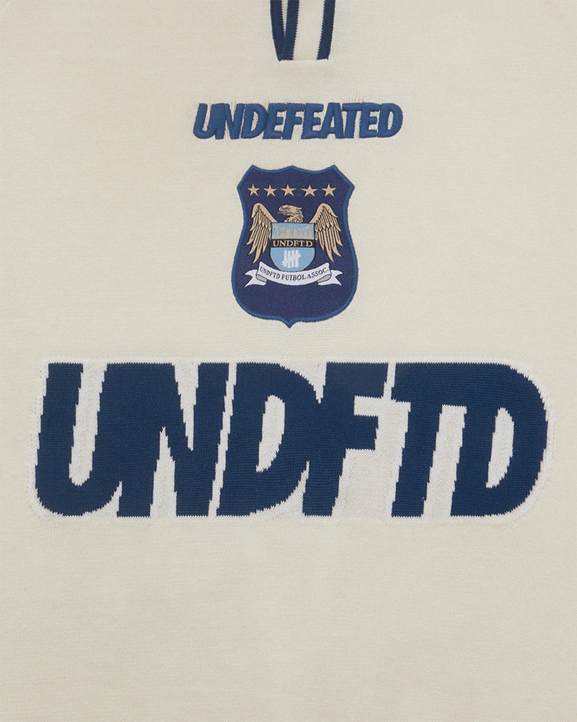 UNDEFEATED HO25 S/S KNIT POLO SHIRT - IVORY