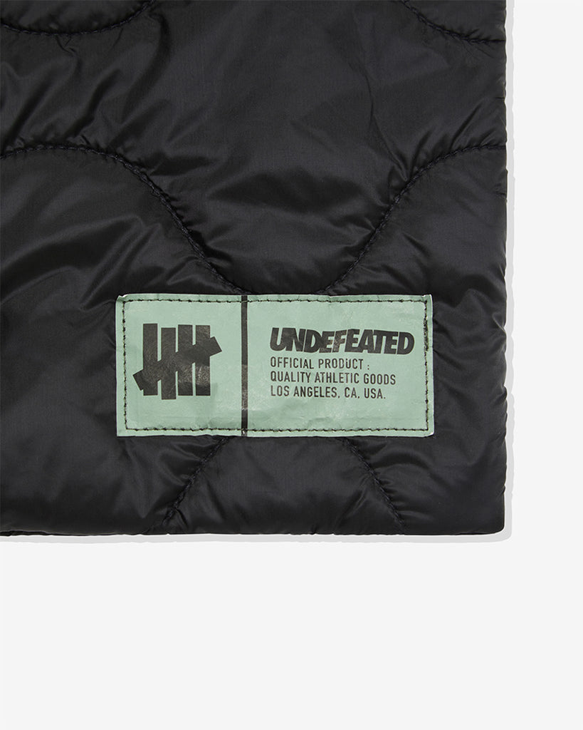 UNDEFEATED HO25 QUILTING SHOULDER BAG - BLACK