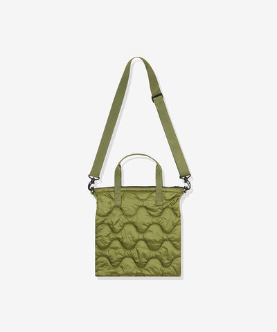UNDEFEATED HO25 QUILTING SHOULDER BAG - OLIVE
