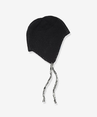 UNDEFEATED SP26 CNY EARFLAP BEANIE - BLACK