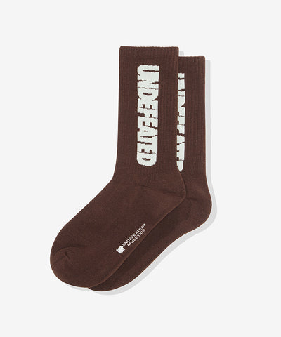UNDEFEATED HO25 DAILY SOCKS - BROWN