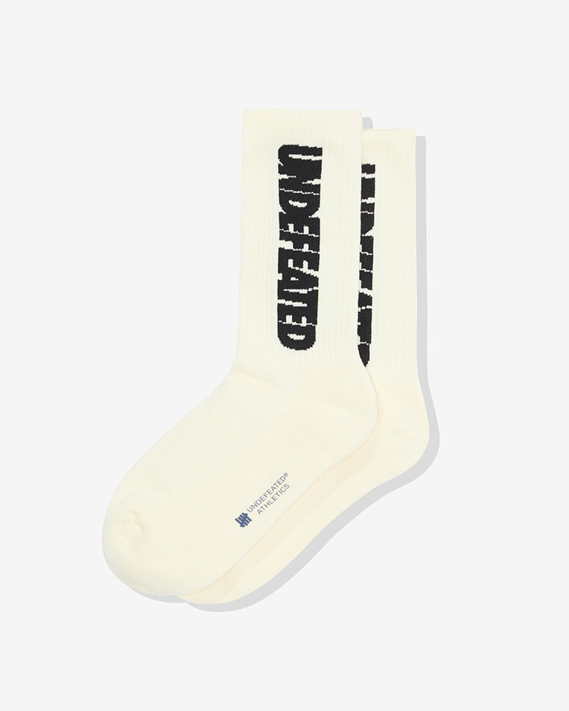 UNDEFEATED HO25 DAILY SOCKS - WHITE