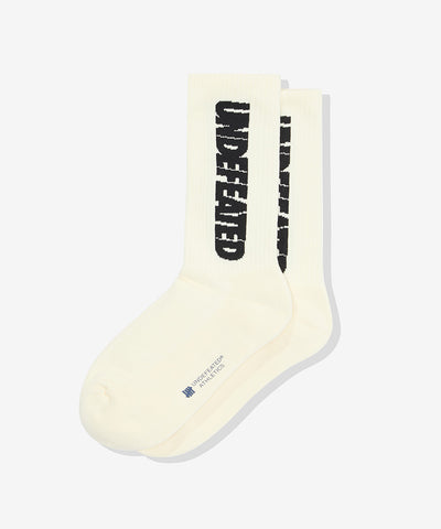 UNDEFEATED HO25 DAILY SOCKS - WHITE