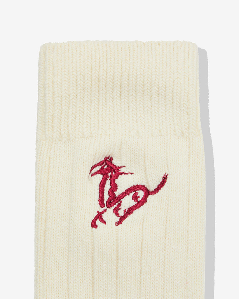 UNDEFEATED SP26 CNY 2-PACK SOCKS WITH POUCH - CREAM AND RED