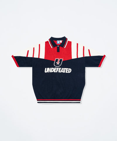 UNDEFEATED SP26 SOCCER KNIT POLO SHIRTS - NAVY