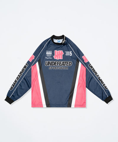 UNDEFEATED SP26 MOTO MESH JERSEY - NAVY