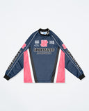 UNDEFEATED SP26 MOTO MESH JERSEY - NAVY