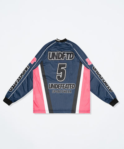 UNDEFEATED SP26 MOTO MESH JERSEY - NAVY