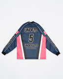 UNDEFEATED SP26 MOTO MESH JERSEY - NAVY