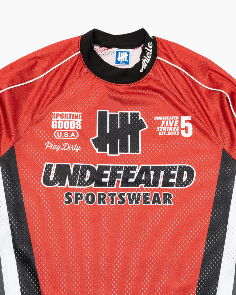 UNDEFEATED SP26 MOTO MESH JERSEY - RED