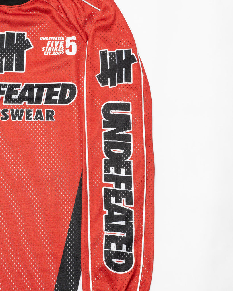 UNDEFEATED SP26 MOTO MESH JERSEY - RED