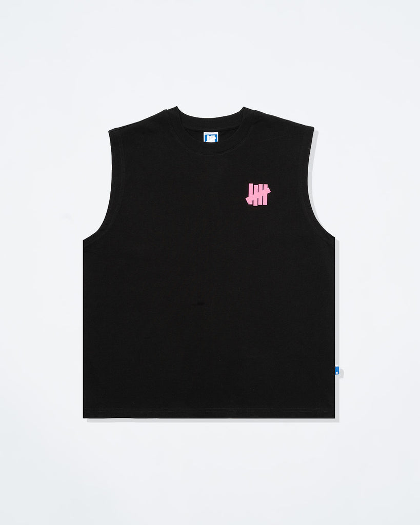 UNDEFEATED SP26 ICON SLEEVELESS TEE - BLACK