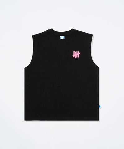 UNDEFEATED SP26 ICON SLEEVELESS TEE - BLACK