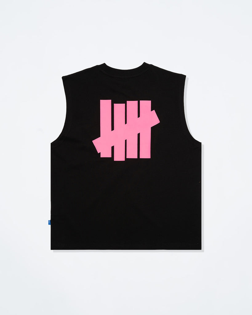 UNDEFEATED SP26 ICON SLEEVELESS TEE - BLACK