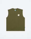 UNDEFEATED SP26 ICON SLEEVELESS TEE - OLIVE