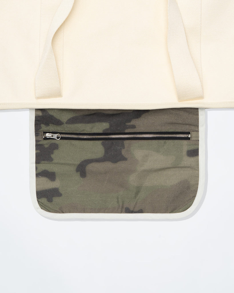 UNDEFEATED SP26 BIG CANVAS BAG - IVORY