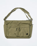 UNDEFEATED SP26 DOUBLE POCKET SHOULDER BAG - OLIVE
