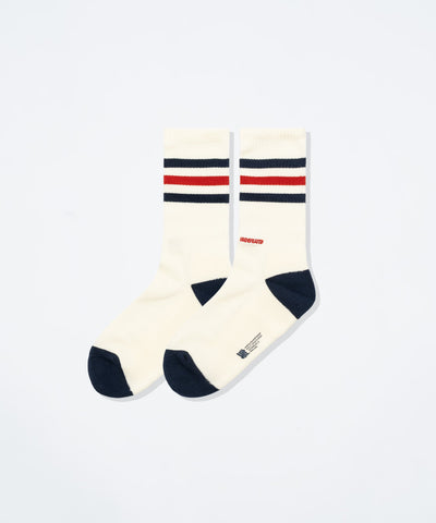UNDEFEATED SP26 STRIPED SOCKS - NAVY