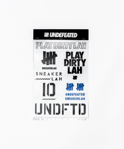 UNDEFEATED X SNEAKERLAH - STICKER PACK