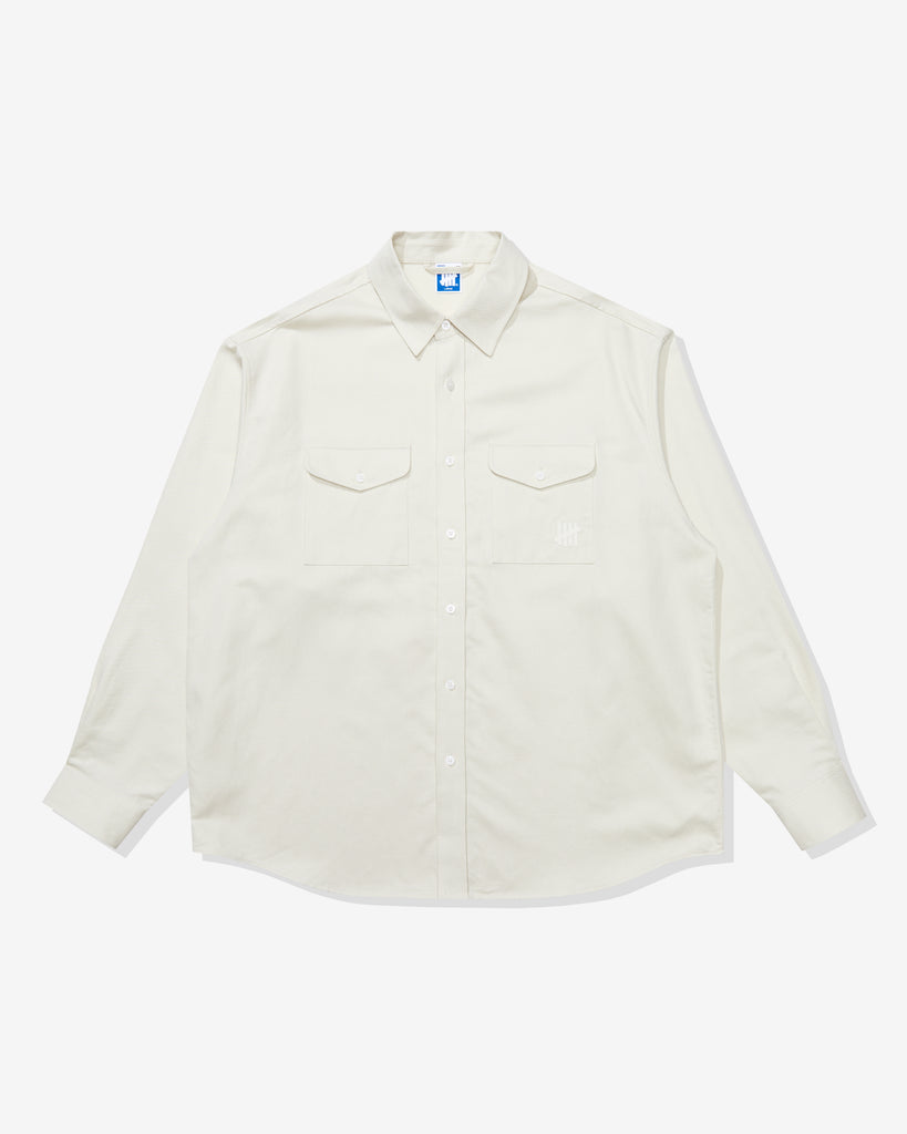 UNDEFEATED CNY25 SHIRT JACKET WHITE