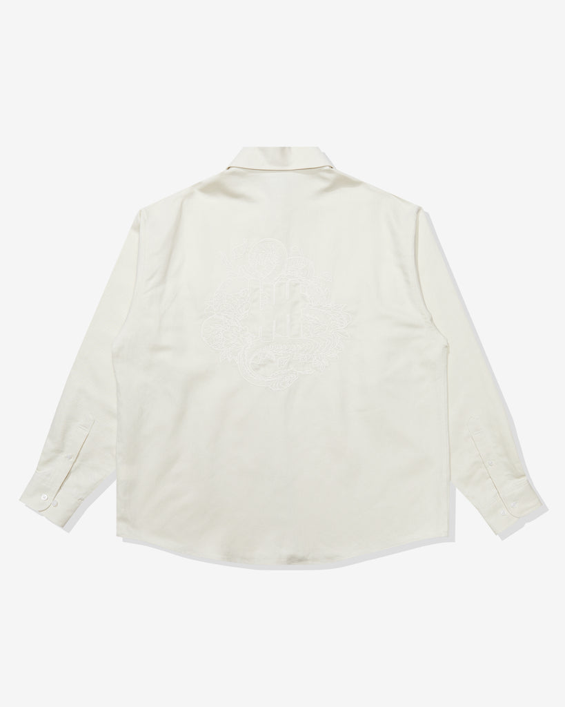 UNDEFEATED CNY25 SHIRT JACKET WHITE