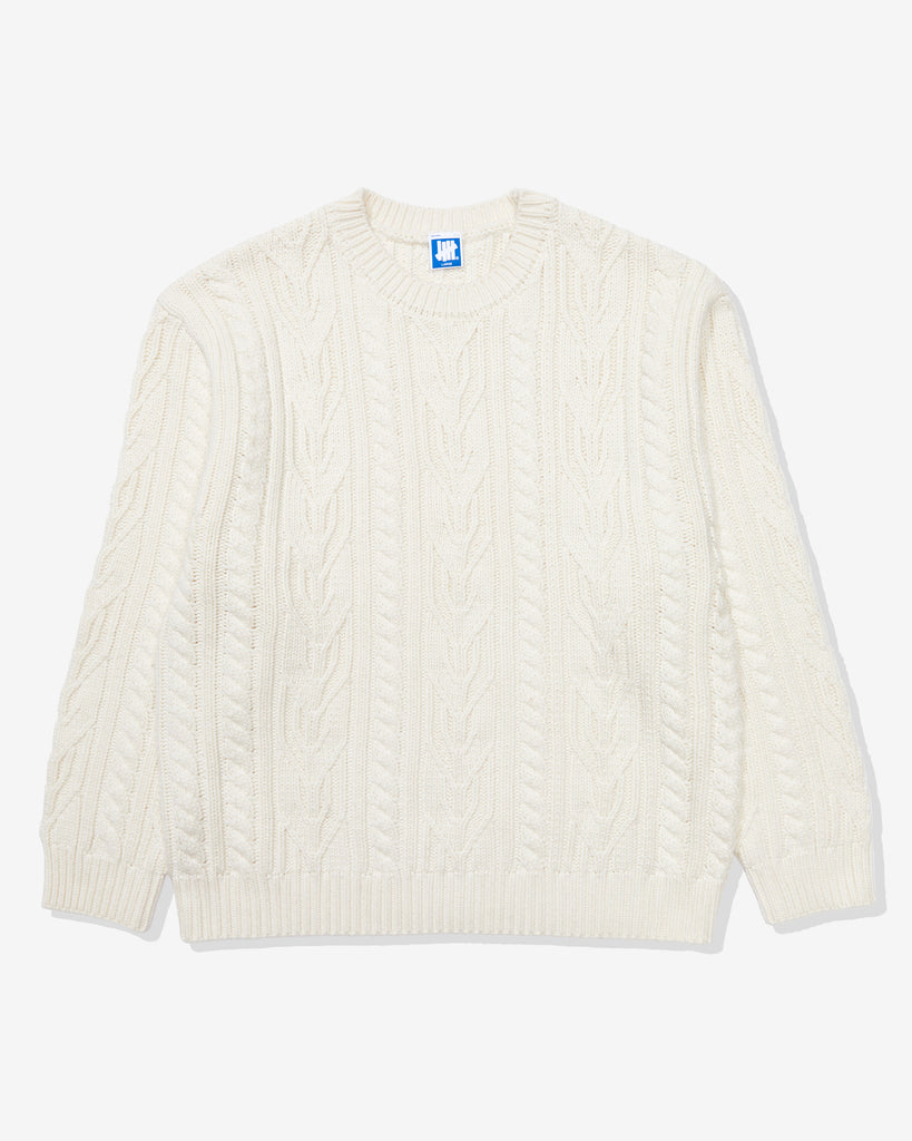 UNDEFEATED CNY25 CREW NECK SWEATER WHITE