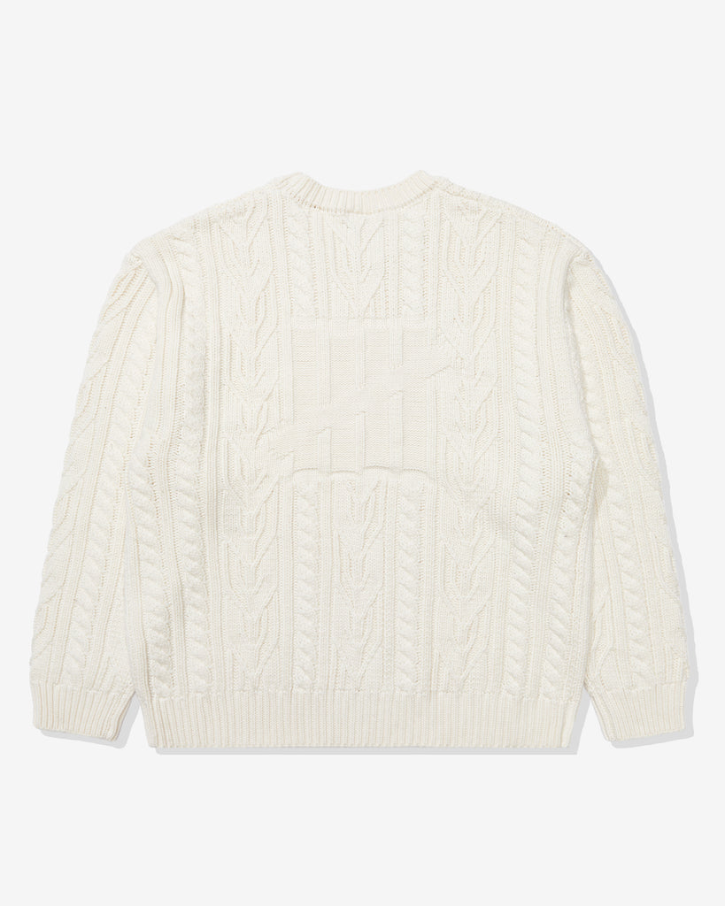 UNDEFEATED CNY25 CREW NECK SWEATER WHITE