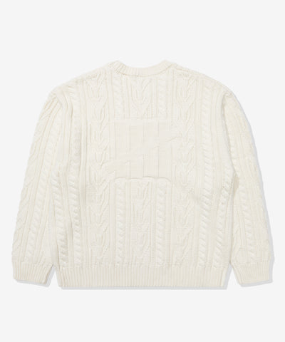 UNDEFEATED HO25 CNY25 CREW NECK SWEATER-WHITE