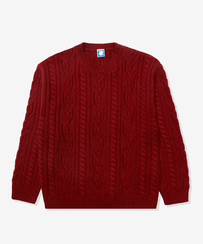 UNDEFEATED CNY25 CREW NECK SWEATER RED