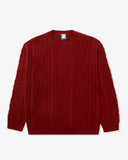 UNDEFEATED CNY25 CREW NECK SWEATER RED