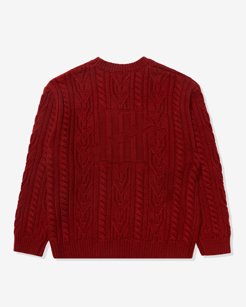 UNDEFEATED CNY25 CREW NECK SWEATER RED