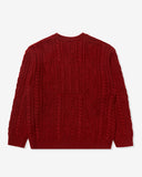 UNDEFEATED CNY25 CREW NECK SWEATER RED