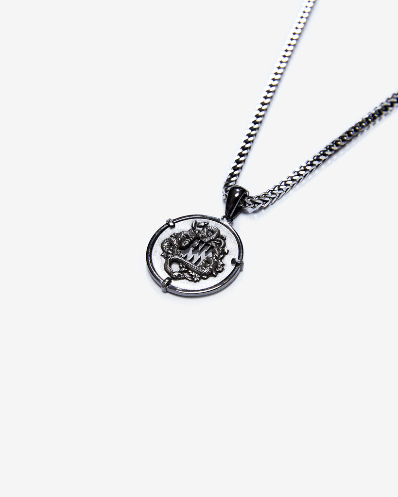 UNDEFEATED CNY25 COIN NECKLACE SILVER