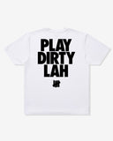 UNDEFEATED X SNEAKERLAH - PLAY DIRTY TEE - WHITE