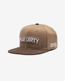 UNDEFEATED X SNEAKERLAH - PLAY DIRTY CAP - BROWN