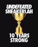UNDEFEATED X SNEAKERLAH - TROPHY TEE - BLACK