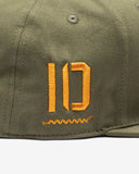 UNDEFEATED X SNEAKERLAH - MY CAP - OLIVE