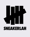UNDEFEATED X SNEAKERLAH - PLAY DIRTY TEE - WHITE
