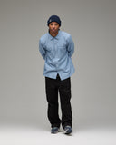 UNDEFEATED CHAMBRAY L/S SHIRT LIGHT INDIGO