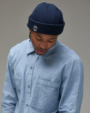 UNDEFEATED ICON PATCH DOUBLE CUFF BEANIE DARK NAVY