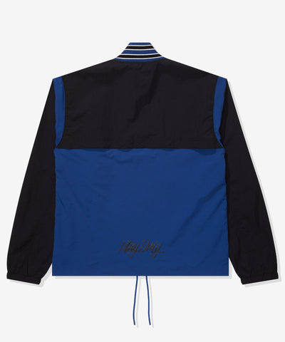 UNDEFEATED SU26 HALF ZIP WINDBREAKER - BALCK / DARK ROYAL