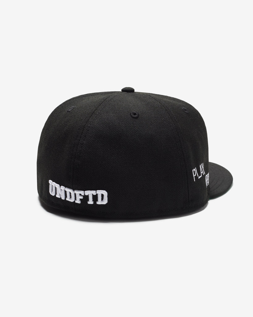 UNDEFEATED HO25 X NEW ERA ALL OVER FITTED - BLACK