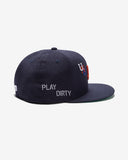 UNDEFEATED HO25 X NEW ERA ALL OVER FITTED - NAVY