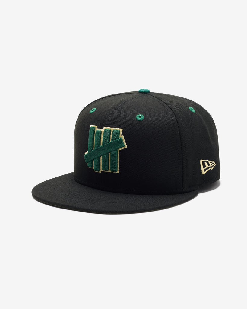 FA26 UNDEFEATED X NE ICON HAPPY FITTED - BLACK