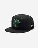 FA26 UNDEFEATED X NE ICON HAPPY FITTED - BLACK
