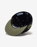 FA26 UNDEFEATED X NE ICON HAPPY FITTED - BLACK