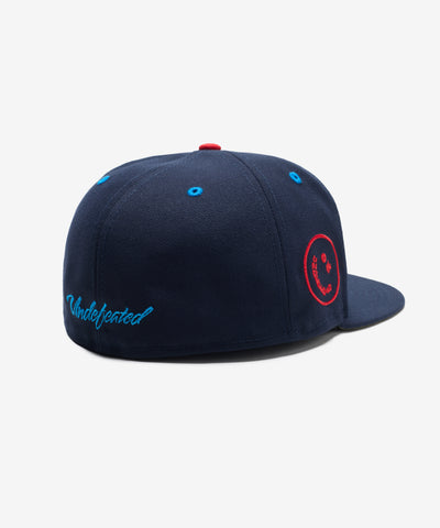FA26 UNDEFEATED X NE ICON HAPPY FITTED - NAVY
