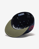 FA26 UNDEFEATED X NE ICON HAPPY FITTED - NAVY