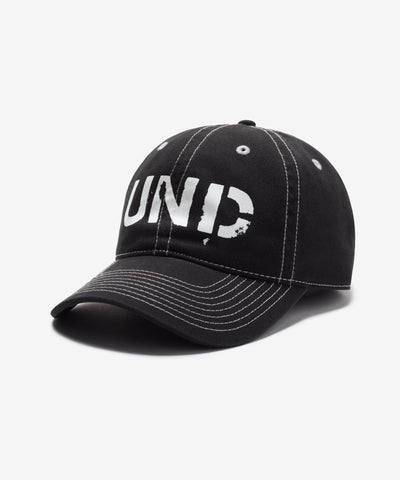 UNDEFEATED DISTRESSED STRAPBACK - BLACK