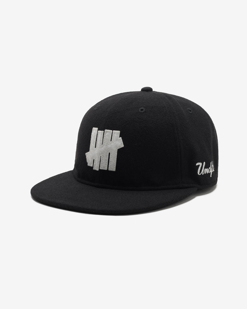 FA26 UNDEFEATED ICON MELTON STRAPBACK - BLACK